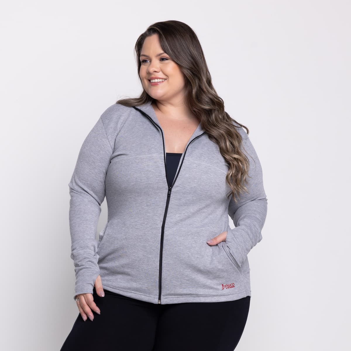 Casaco fitness plus size Original
